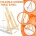 POPYOLA Acrylic Paint Set for Kids, Non Toxic Kids Painting Set with Tabletop Easel, Acrylic Paints, Smock, Canvases, Wooden Stencils, Brushes, Painting Kit Gift for Beginner Student Toddlers