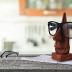 WhopperOnline classic hand made sheesham wood nose shaped Spectacle / Eyeglass display holder stand decorative for home and office (Brown, 6 inch), Birthday and Thanksgiving witty item for loved ones