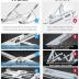 ivoler Laptop Stand, Laptop Holder Riser Computer Tablet Stand, 6 Angles Adjustable Aluminum Ergonomic Foldable Portable Desktop Holder Compatible with 10-15.6” MacBook,iPad, HP, Dell, Lenovo Silver