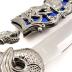 VIP Home Essentials 10" Novelty Fantasy Dragon Dagger Blade Knife Sword - Deep Blue