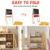 Wooden Art Easel for Kids,Adjustable Double Sided Painting Easel for Toddlers 3,4,5,6,7,8,9,10Years,Foldable Standing Kids Easel with Accessories, Perfect Painting Gifts for Kids Boys&Girls