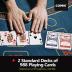 Comie Poker Chips,500PCS Poker Chip Set with Aluminum Travel Case,11.5 Gram Poker Set for Texas Holdem Blackjack Gambling