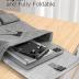 Nulaxy Dual Folding Cell Phone Stand, Fully Adjustable Foldable Desktop Phone Holder Cradle Dock Compatible with Phone 16 15 14 13 12 11 Pro Xs Xs Max Xr X 8, Nintendo Switch, All Phones