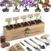AVERGO Bonsai Tree Kit – 5X Unique Japanese Bonzai Trees | Complete Indoor Starter Kit for Growing Plants with Bonsai Seeds, Tools & Planters – Gardening Gifts for Women & Men