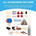 Best Choice Products 10-in-1 Combo Game Table Set w/Hockey, Foosball, Pool, Shuffleboard, Ping Pong, Checkers, Bowling, and Backgammon - Walnut