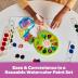 Crayola Watercolor Pop & Paint Palette, Washable Paint Kit, Less Mess Watercolor Paint Set for Kids, Toddler Stocking Stuffers & Gifts