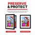 Dynamic Frames Li’l Davinci Art Cabinet, Stores up to 50 Pieces of 8.5 x 11 inch Art, Outer Wooden Frame Dimensions 11.75 x 14.75 inches, Changeable Kids Art Frame, Front Opening, Black