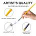 HIMI Little Bird Paint Brushes Set 5 Pcs for Watercolors Paint，Set of 5 Watercolor Paint Brushes for Beginners & Pros, Nice Gift for Art hobbyist Beginners Artists (Yellow,5 Pcs)