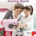 Gleamkid Portable Sewing Machine, Mini Sewing Machine for Beginners with 2 Speed Control, Extension Table, LED Light, Foot Pedal, DIY Home Sewing Kit with Accessories and Tools
