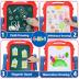 Kids Easel for Toddlers Age 2-4 Art Magnetic White Board & Chalkboard Double Side Adjustable Stand Drawing Writing with Flash Cards Learning Educational Toy for 2 3 4 Year Boys Girl Birthday Gifts