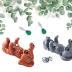 dgudgu 2 Dog Ring Holder for Jewelry Animal Ring Stand Engagement Ring and Wedding Ring Display Holder Stand God Lover Gift For Women