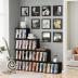 Emfogo Vinyl Record Storage, Vinyl Record Stand Wall Mount Up to 80-100 Albums, 3-Compartment Vinyl Record Holder