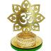SATVIK OM Shadow Diya for Diwali Decoration Gift Traditional Decorative Statue for Home/Office Religious Tea Light Candle Holder Stand Indian Housewarming Return Gift Items OM Shape