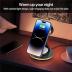 180° Rotating Foldable Magnetic Wireless Charger Stand Wireless Charging Station for iPhone 16 15 14 13 13 12 iWatch 8 7 6 5 4 3 2 Airpods 3 2 Pro (White)