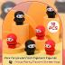 Jerify 12 Pieces Ninja Stress Balls Warriors Fighters Figures Ninja Party Favors Stress Toys Ninja Stress Toys Soft Funny Ninja Slow Rising Toys for Ninja Themed Birthday Party Favors Supplies