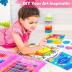 iBayam Art Supplies, 149-Pack Drawing Kit Painting Art Set Art Kits Gifts Box, Arts and Crafts for Kids Girls Boys, with Coloring Book, Crayons, Pastels, Pencils, Watercolor Pens (Pink)