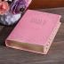 KJV Holy Bible, Giant Print Full-size Faux Leather Red Letter Edition - Thumb Index & Ribbon Marker, King James Version, Pink (KJV Full Size GP Editions)