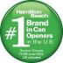 Hamilton Beach Electric Automatic Can Opener with Auto Shutoff, Knife Sharpener, Cord Storage, and SureCut Patented Technology, Extra Tall, Black
