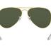 Ray-Ban RB3025 Classic Aviator Sunglasses, Gold/G-15 Green, 62 mm