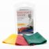 THERABAND Resistance Band Set, Professional Elastic Bands for Upper & Lower Body, Core Exercise, Physical Therapy, Lower Pilates, At-Home Workouts, & Rehab, 5 Foot, Yellow, Red & Green, Beginner