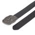 Levi's Men's Leather Belt With Antiqued Buckle,Black,44