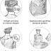 Bormioli Rocco Selecta Collection Whiskey Decanter – Sophisticated 33.75oz Diamond Decanter With Starburst Detailing – For Whiskey, Bourbon, Scotch & Liquor