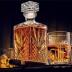 Bormioli Rocco Selecta Collection Whiskey Decanter – Sophisticated 33.75oz Diamond Decanter With Starburst Detailing – For Whiskey, Bourbon, Scotch & Liquor