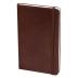 C.R. Gibson MJ5-4792 Brown Bonded Leather Notebook with 240 Ruled Pages, 5" W x 8.25" H
