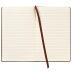 C.R. Gibson MJ5-4792 Brown Bonded Leather Notebook with 240 Ruled Pages, 5" W x 8.25" H