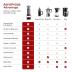 AeroPress Original Coffee and Espresso-style Maker, Barista Level Portable Coffee Maker with Chamber, Plunger, & Filters, Quick Coffee and Espresso Maker