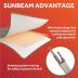 Sunbeam Royal Mink Sherpa Honey Heated Personal Throw / Blanket, Cozy-Warm, Adjustable Heat Settings
