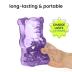 Gummygoods Squeezable Gummy Bear Night Light - Rechargeable, Portable, Squishy Lamp, 60-Min Sleep Timer - Ideal for Kids, Baby Nursery, Adults and Dorm Rooms - (Purple)