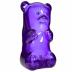 Gummygoods Squeezable Gummy Bear Night Light - Rechargeable, Portable, Squishy Lamp, 60-Min Sleep Timer - Ideal for Kids, Baby Nursery, Adults and Dorm Rooms - (Purple)