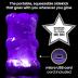 Gummygoods Squeezable Gummy Bear Night Light - Rechargeable, Portable, Squishy Lamp, 60-Min Sleep Timer - Ideal for Kids, Baby Nursery, Adults and Dorm Rooms - (Purple)