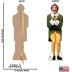 Cardboard People Buddy The Elf Excited Life Size Cardboard Cutout Standup - Elf (2003 Film)