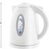 OVENTE Electric Kettle, Hot Water, Heater 1.7 Liter - BPA Free Fast Boiling Cordless Water Warmer - Auto Shut Off Instant Water Boiler for Coffee & Tea Pot - White KP72W