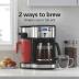 Hamilton Beach 2-Way 12 Cup Programmable Drip Coffee Maker & Single Serve Machine, Glass Carafe, Auto Pause and Pour, Black (49980R)