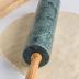 Fox Run Marble Rolling Pin and Base, Green 2.5 x 18 x 3 inches