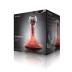 Final Touch Twister Glass Aerator & Decanter Set - 3 Phase Wine Oxygenation System, Stainless Steel Filter, Red Wine Aeration, Crystal Clear Glass Decanter (WDA919)