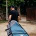 Wheeled Coffin Surfboard Travel Bag for 2-4 Shortboards