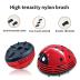 E ECSEM Cute Portable Cartoon Mini Desktop Vacuum Cleaner Table Dust Crumb Sweeper(Red#002)