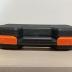 CARTMAN 39 Piece Tool Set General Household Hand Kit with Plastic Toolbox Storage Case Orange