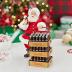 Kurt Adler Coca-Cola Santa with Delivery Cart, 10.5-Inch, Set of 2