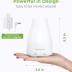 InnoGear Essential Oil Diffuser, Premium 5-in-1 Diffusers for Home Scent Aromatherapy Diffuser Air Desk Humidifier for Bedroom Large Room Office 7 Color LED 2 Mist Mode Waterless Auto Off, Basic White