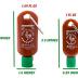 Sriracha2Go Sriracha Mini Keychain Combo Pack - 1.69oz Original and 1oz Mini-S2G (Shipped Empty)