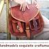 Firu-Handmade 13 inch Women Vintage Style Genuine Brown Leather Crossbody Shoulder Bag Handmade Purse
