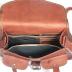 Firu-Handmade 13 inch Women Vintage Style Genuine Brown Leather Crossbody Shoulder Bag Handmade Purse
