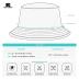 Bucket Hat - Unisex 100% Cotton & Denim UPF 50 Packable Summer Travel Beach Sun Hat