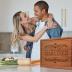 Straga Personalized Cutting Boards, Custom Engraved Wood Chopping Block- Handmade - Best Wedding, Housewarming, Anniversary, Birthday, Christmas Gift Idea For Friends, Couples, Family, Mom, Dad