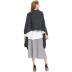 Hanerdun's Womens Thick Knit Wrap Soft Warm Shawl Winter Scarf With Pocket, Black, One Size
